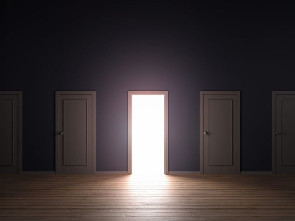 Empty Door Opened Light