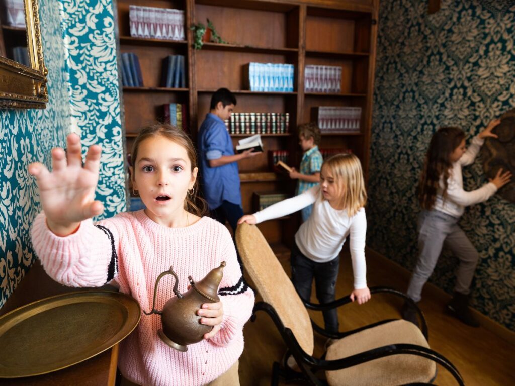 Kids in Escape Room
